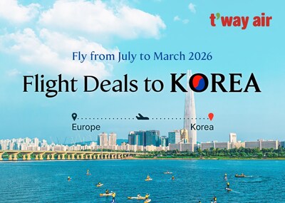 Planen Sie Ihre Korea-Reise mit den Europa-Seoul-Angeboten von T'way Air