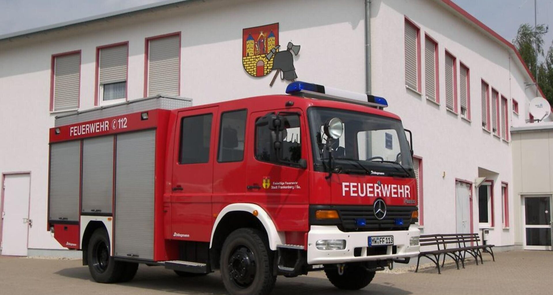 Mittelsachsen unterstützen Löschzug bei neuem Einsatz