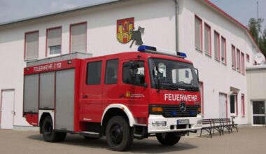 Mittelsachsen unterstützen Löschzug bei neuem Einsatz