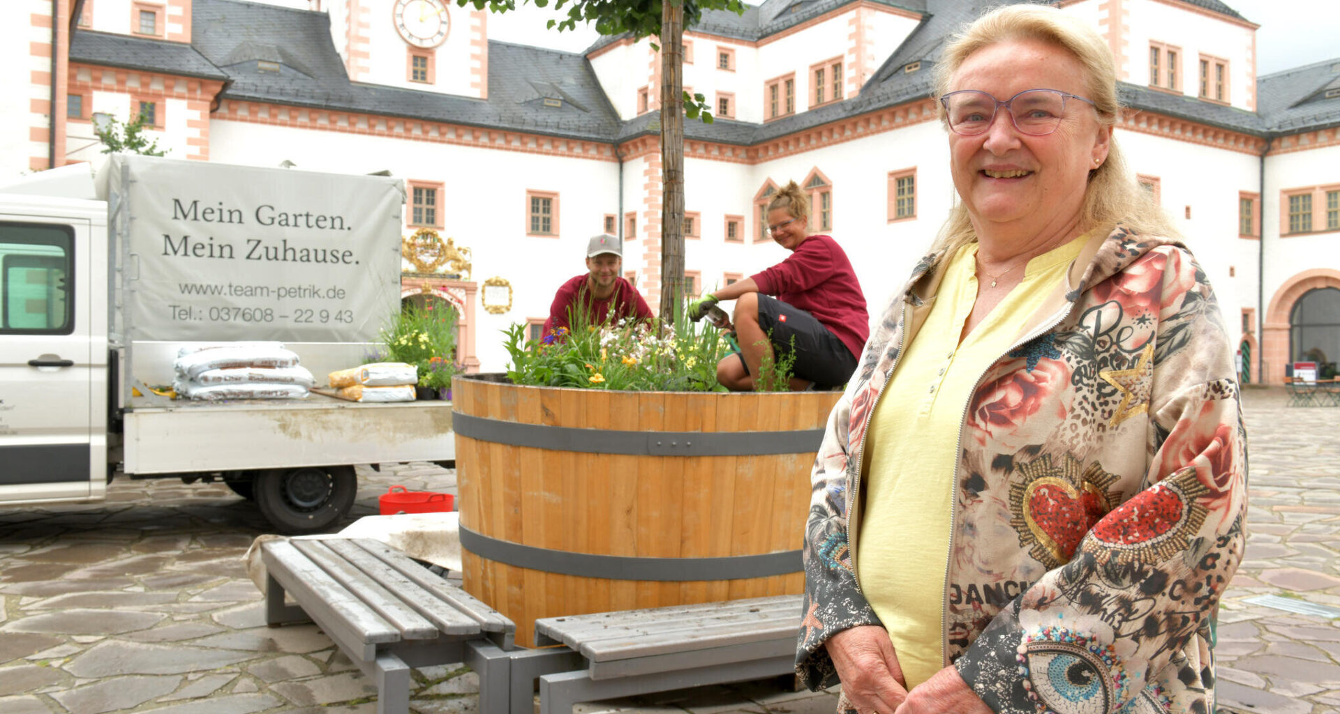 Förderkreis lässt in Augustusburg Blumen pflanzen