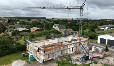 Umbau von Bauhof und Feuerwehrdepot in Königshain-Wiederau