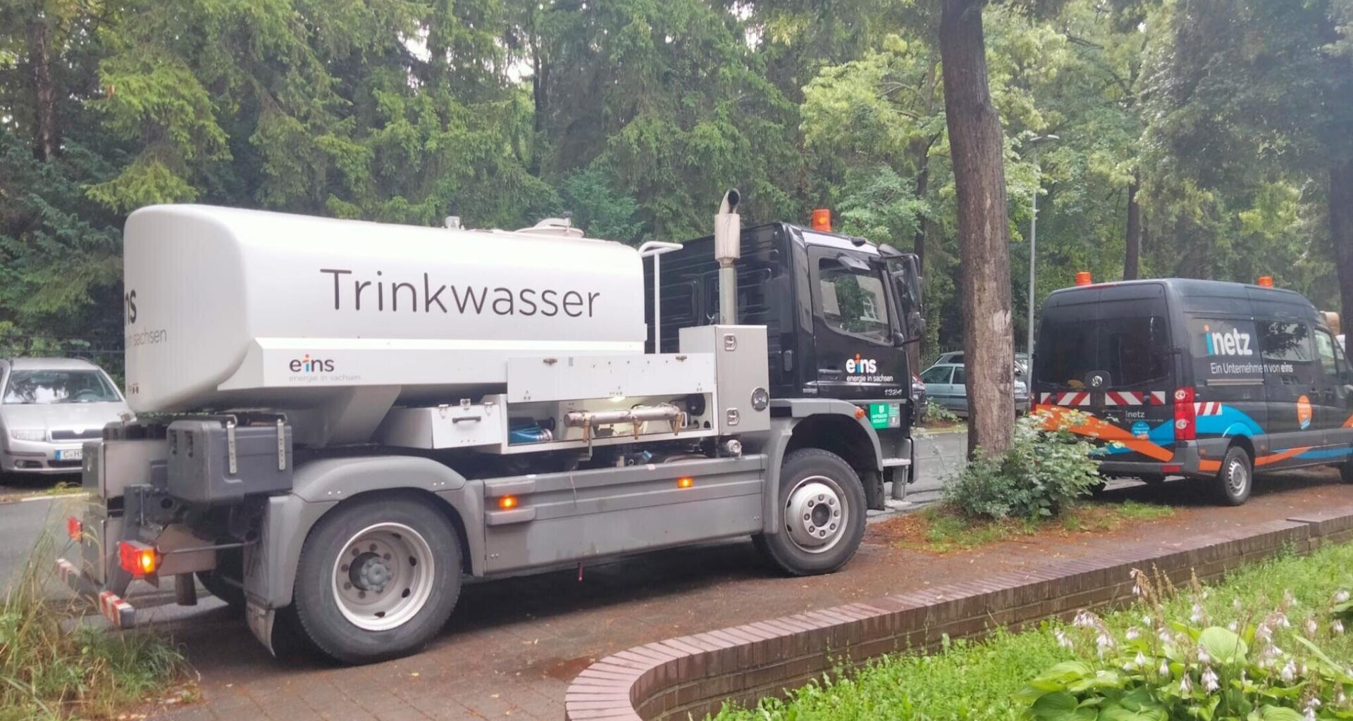 Kein Wasser auf der Wartburgstraße: Notversorgung mit Wasserwagen