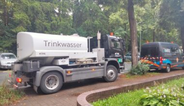 Kein Wasser auf der Wartburgstraße: Notversorgung mit Wasserwagen