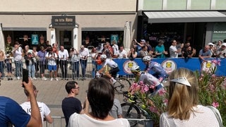 Die Sportler starten in Heibronn - die Etappe der Deutschland Tour führt bis nach Schwäbisch Gmünd.