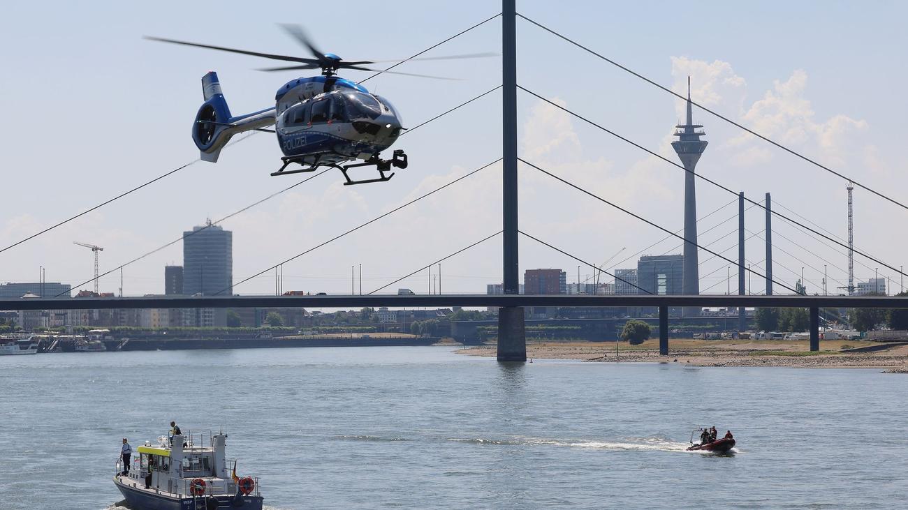 Gefährlicher Fluss: Mann fällt bei Düsseldorf in den Rhein - Suche vergeblich