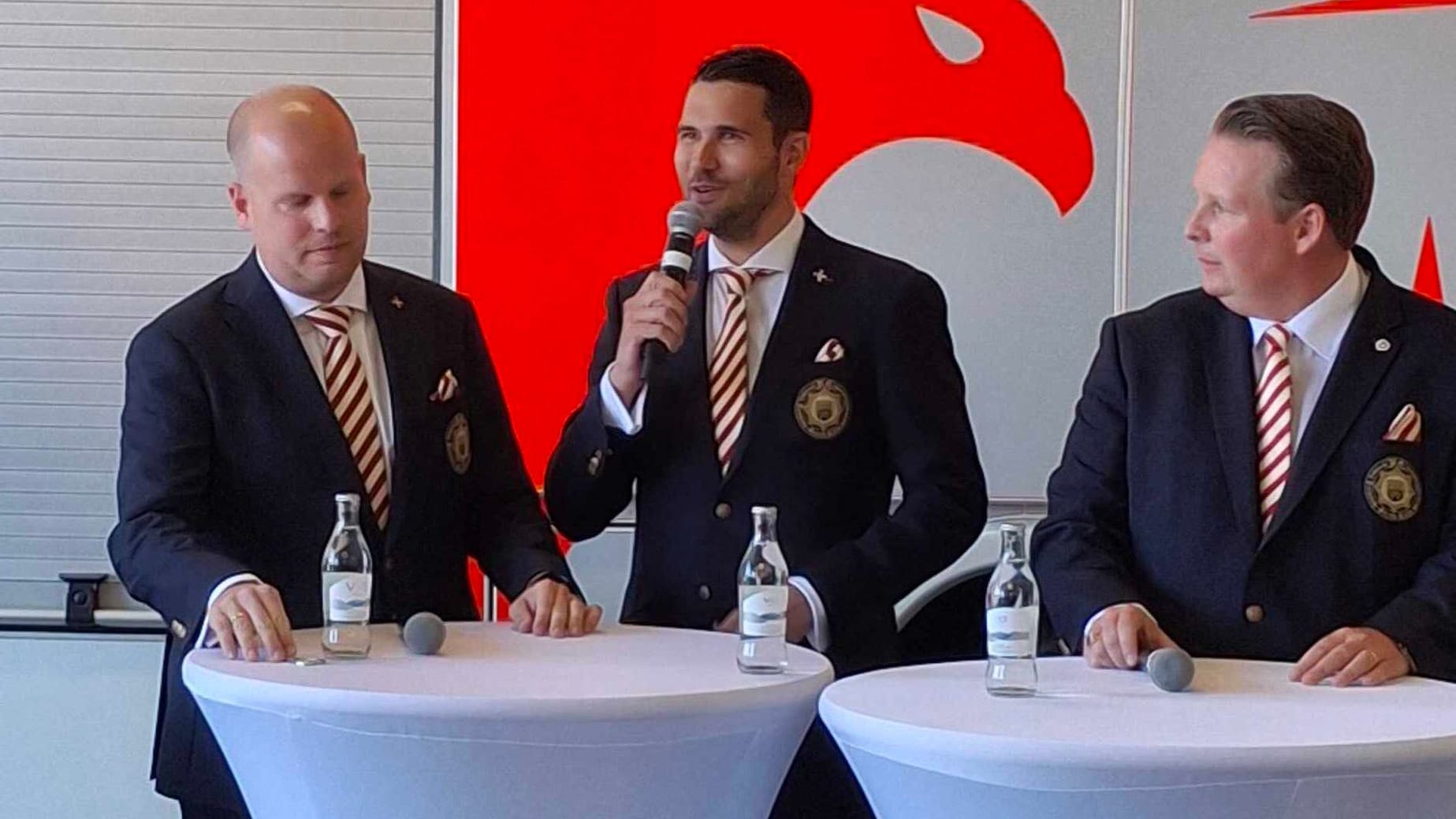 Das neue Dreigestirn: Stefan Blatt, Niklas Jüngling und Clemens von Blanckart (v. l.).