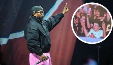 Plötzlich gibt Kendrick Lamar sein Mikrofon ins Publikum