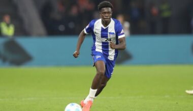 Boris Mamuzah Lum feierte mit nur 16 Jahren sein Profi-Debüt für Hertha BSC. (Foto: IMAGO / Jan Huebner)
