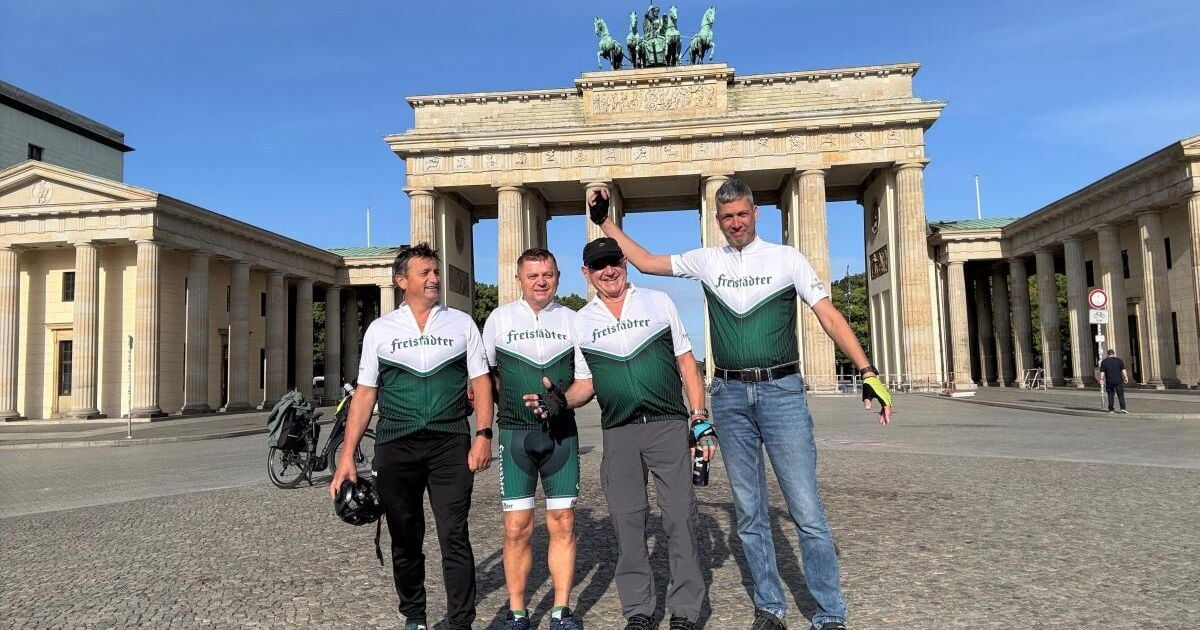 Mit knapp 80 Jahren von Berlin nach Langenstein geradelt
