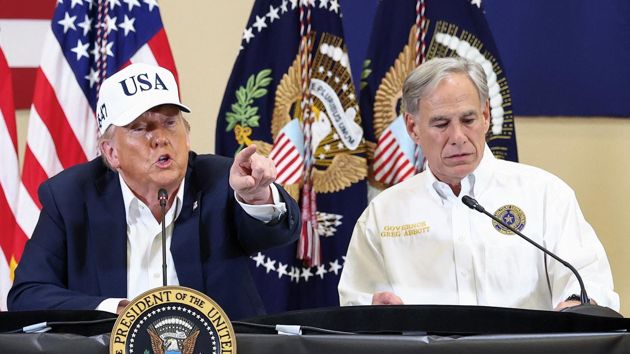 USA: Trump verteidigt sich in Texas gegen Kritik an Katastrophenhilfe