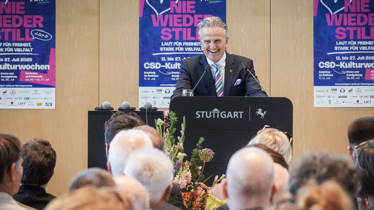 CSD-Empfang im Rathaus: OB Nopper: „Stuttgart ist eine liberale und tolerante Stadt“