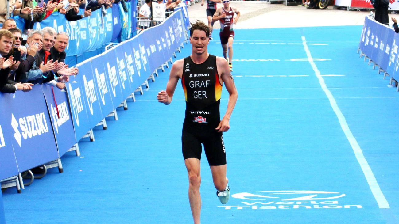 WM-Triathlon in Hamburg: Tertsch verliert Gesamtführung, Graf überrascht