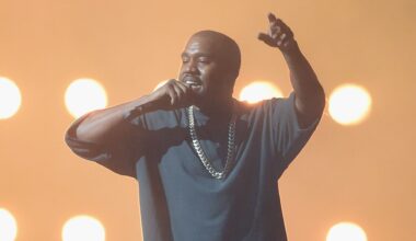 Kanye West beim iHeartRadio Music Festival, 2015