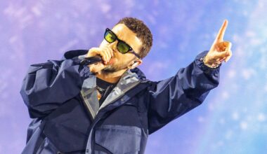 Beim Auftritt von Justin Timberlake gibt der Regen den Ton an