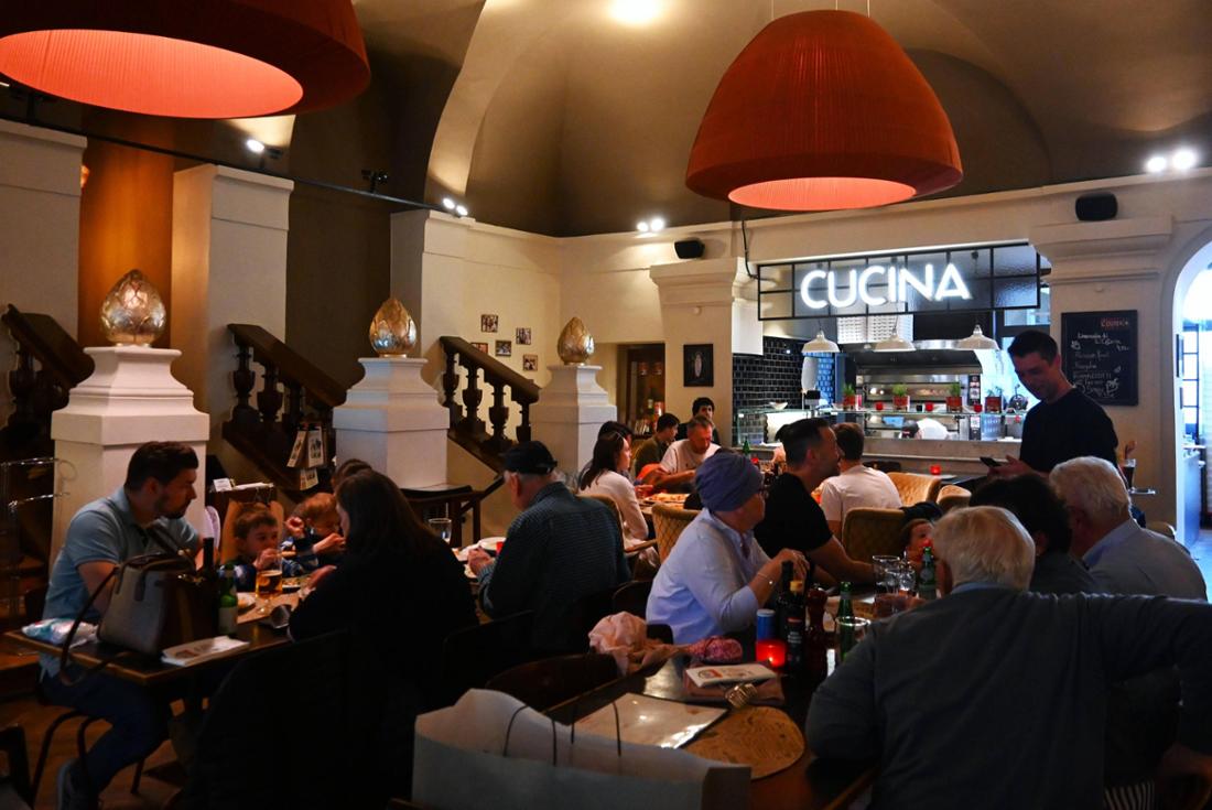 L‘Osteria setzt auf italienisches Lebensgefühl