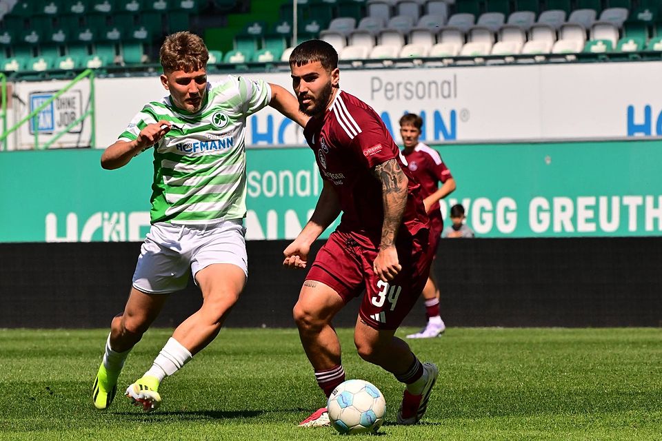 Sofiane Ikene (am Ball) hat sich für einen Wechsel zum FC Rot-Weiß Erfurt entschlossen.