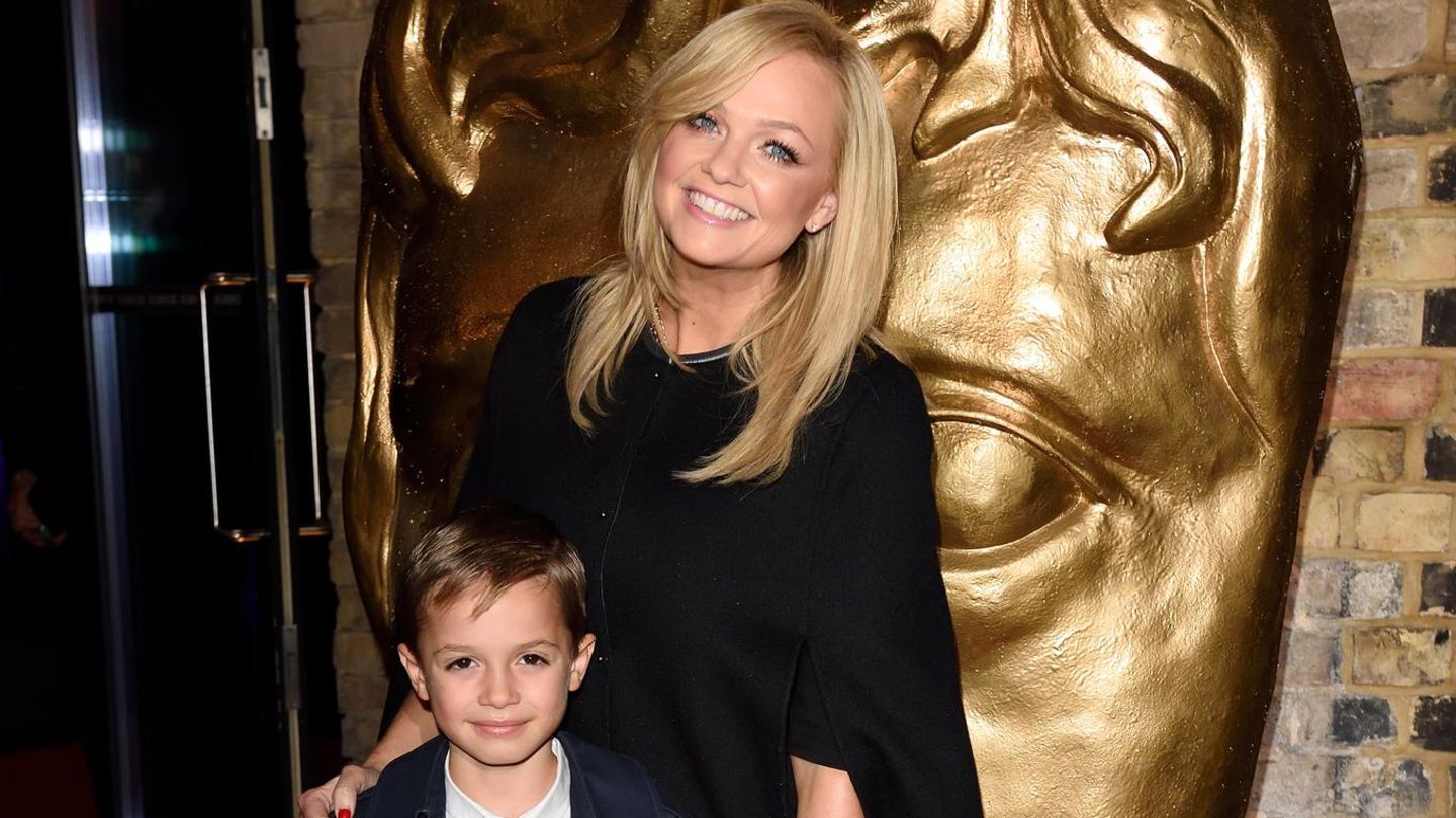Emma Bunton im Doppelpack mit Beau: So klein ist ihr Mini schon lange nicht mehr
