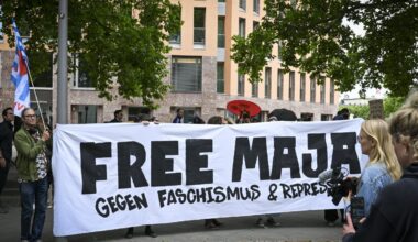 Solidarität mit Maja T. – Free Maja: Molecule Men und ZDF in Berlin besetzt