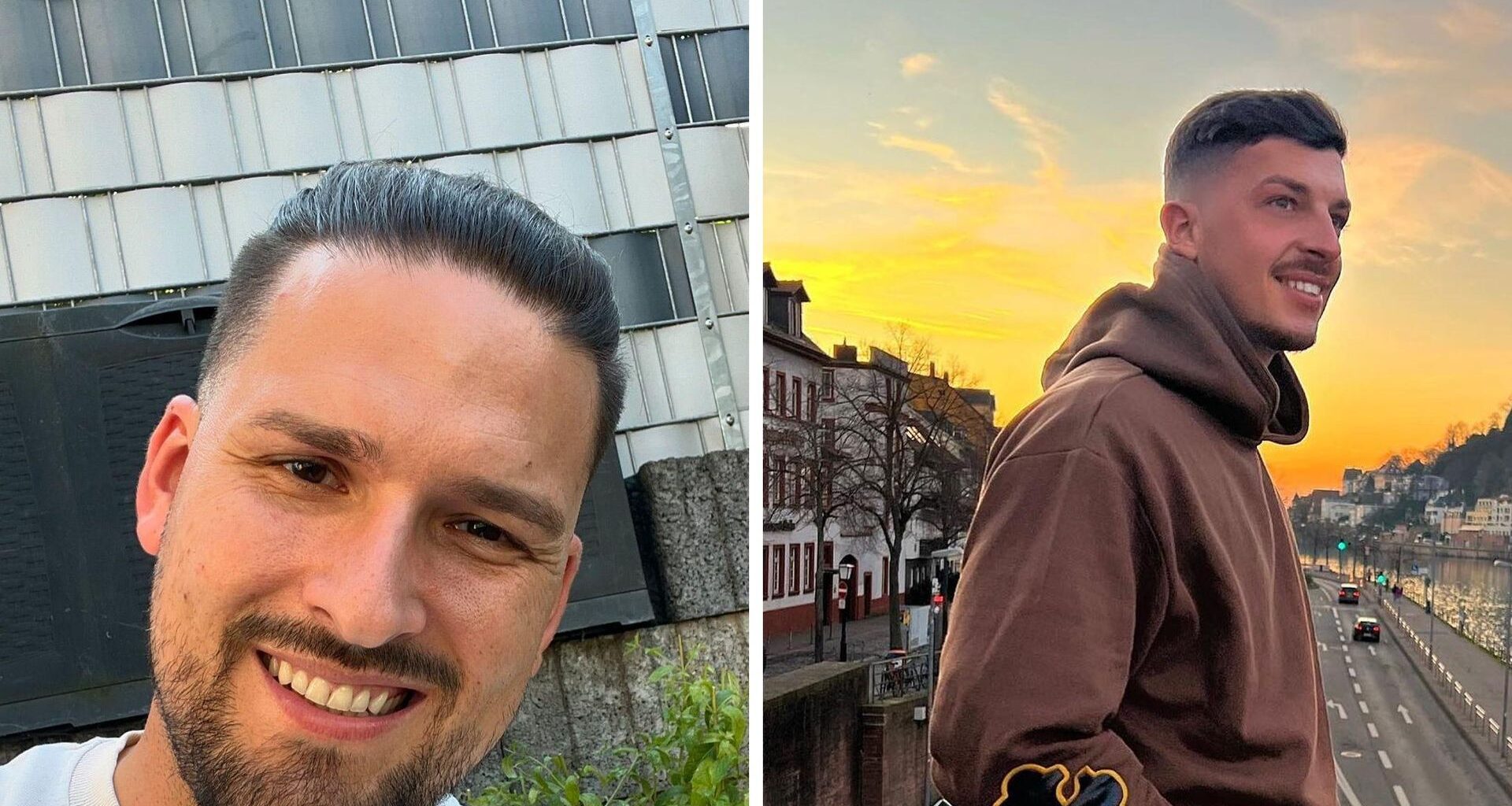 Collage: Marco Cerullo und Nico (Love Island)