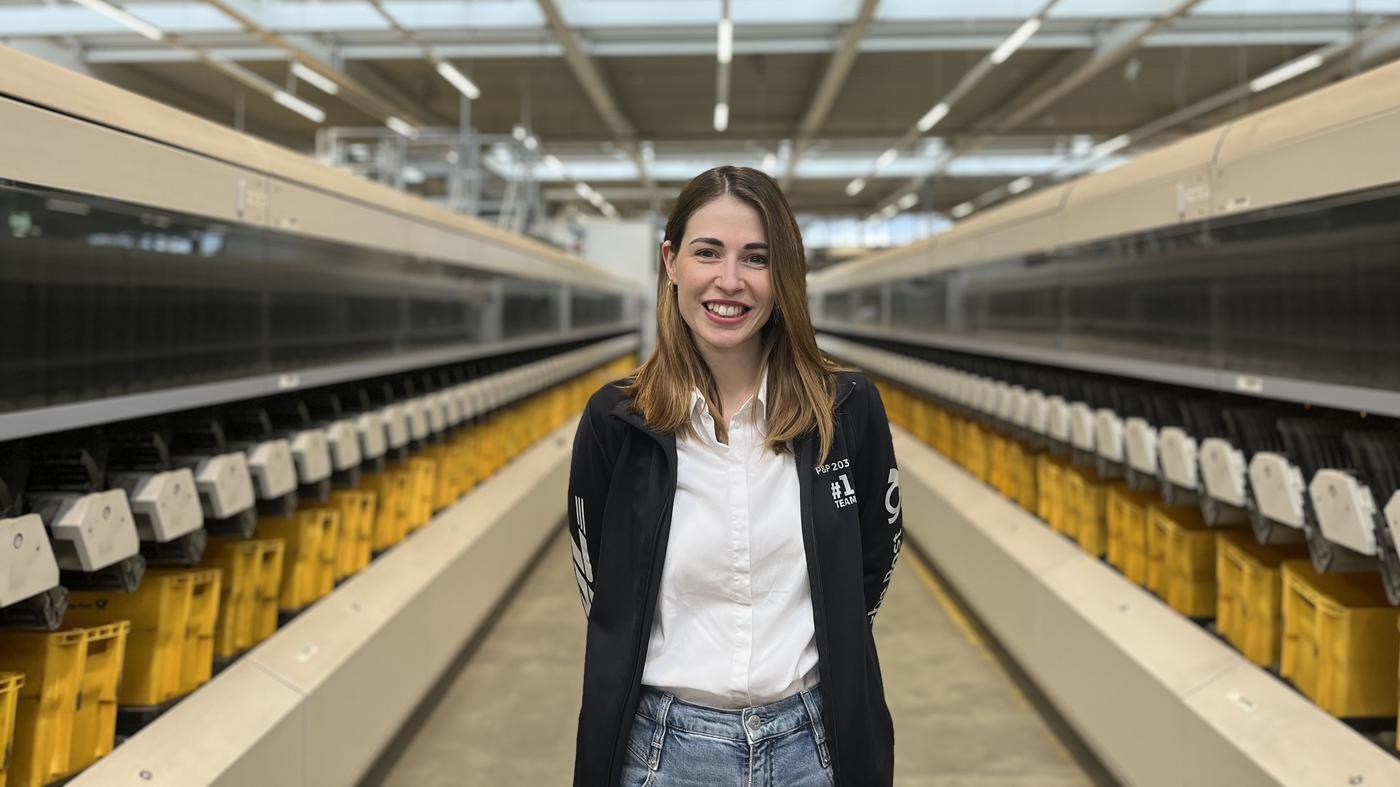 Sie dirigiert 3500 Post- und Paketboten ins Ziel