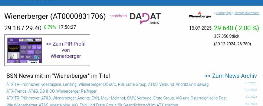 Wie DO&CO, Verbund, Wienerberger, AT&S, CPI Europe AG und RBI für Gesprächsstoff im ATX sorgten