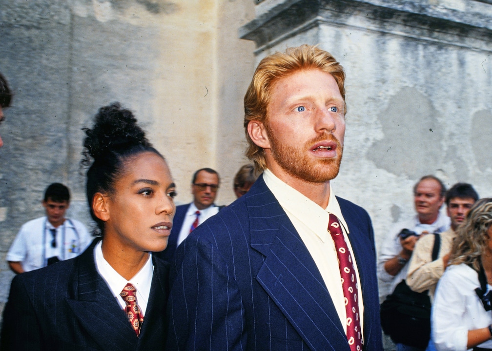 Barbara und Boris Becker, 1992