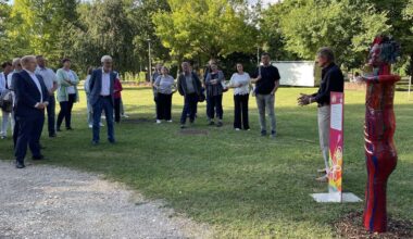 Kunst im Stadtgarten: Skulpturenpark Neresheim eröffnet