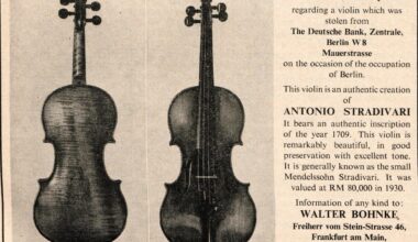Die Odyssee einer geraubten Stradivari