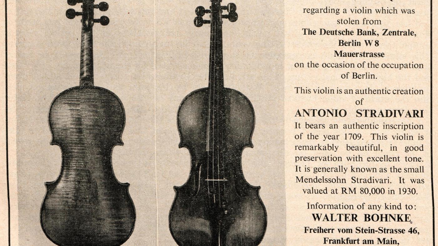 Die Odyssee einer geraubten Stradivari