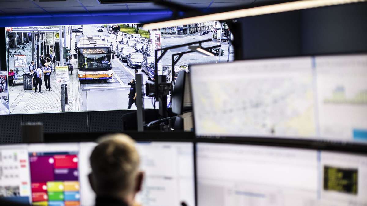 Die neue Schaltzentrale des Wiesbadener Nahverkehrs
