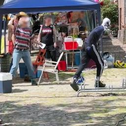 Angriff auf Besucher der Vielfaltsveranstaltung in Bad Freinewalde am 15.06.2025. (Quelle: rbb)