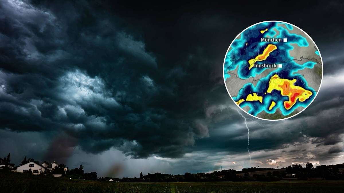 „Sehr starke Gewitter, das können Superzellen sein“