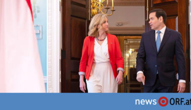 Treffen mit Rubio: Meinl-Reisinger bei Zollstreit optimistisch