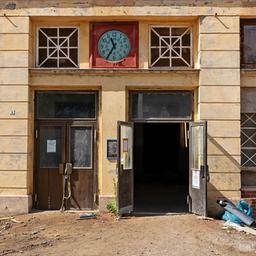 Archivbild:Der seitliche Eingang des Bahnhofs Wittenberge, aufgenommen vor Beginn der ersten Diskussionsveranstaltung zur Umgestaltung des Bahnhofs am um.(Quelle:picture alliance/dpa/S.Stache) 