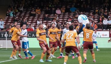 Hertha beim Testspiel in Motherwell (imago images/Alex Todd)