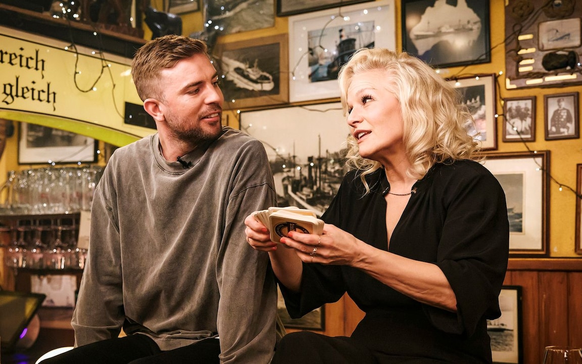 Christoph Kramer in der ersten Ausgabe der neuen Staffel "Inas Nacht".