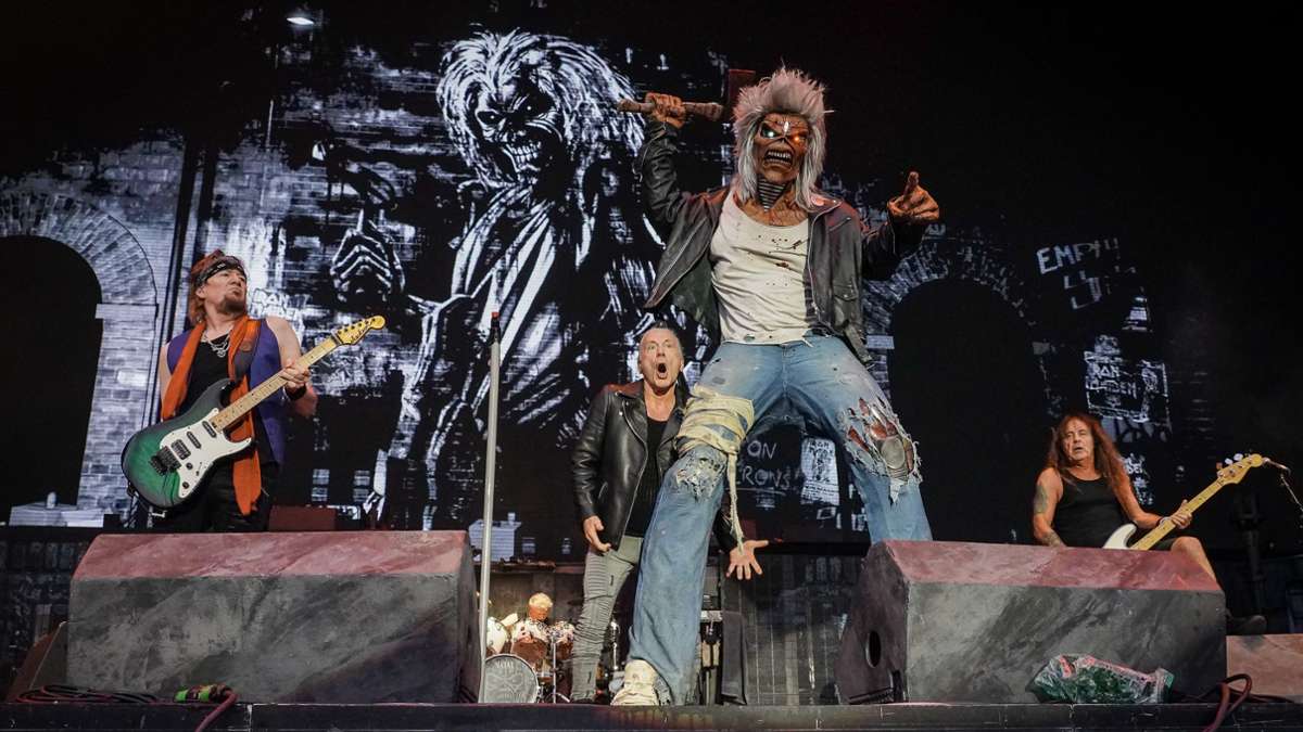 Konzert auf dem Wasen: Ein kleines bisschen Monstershow: So war’s bei Iron Maiden in Stuttgart - Kultur