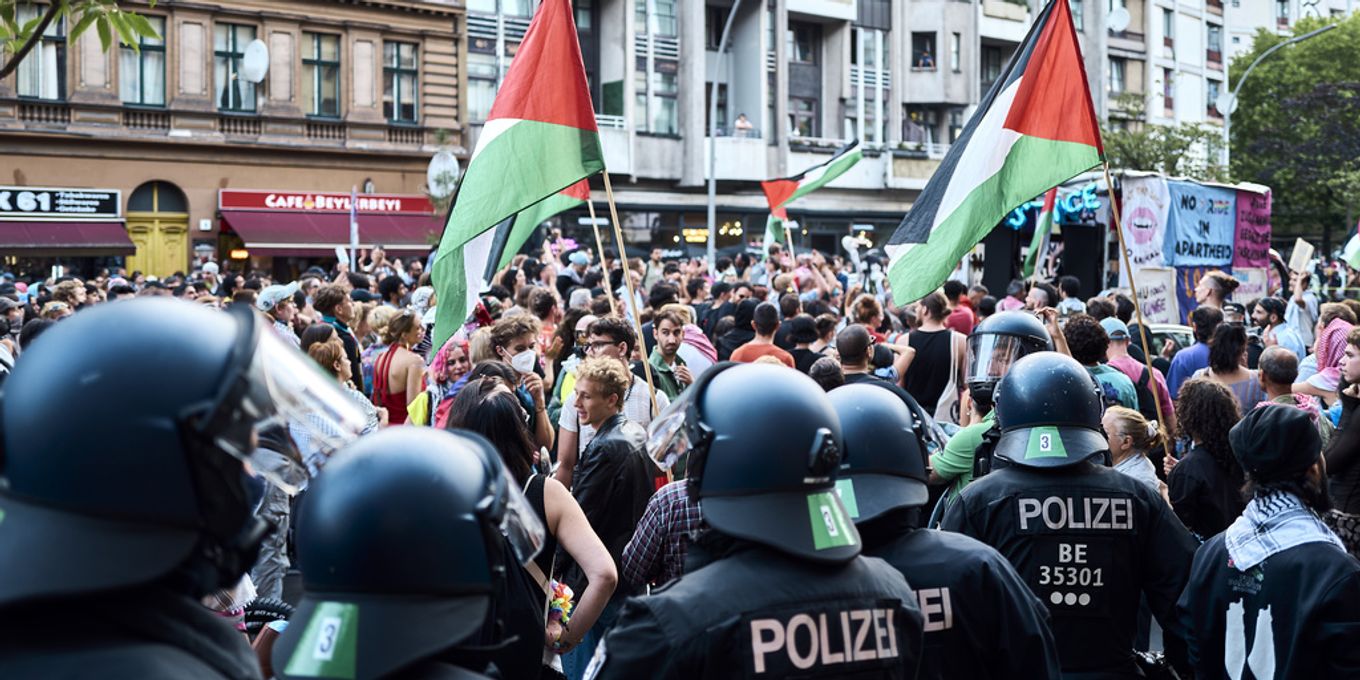 Polizei löst propalästinensische Queer Pride in Berlin auf