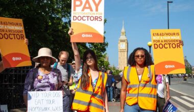Fünf Tage Ärztestreik: Britisches Gesundheitssystem unter Druck