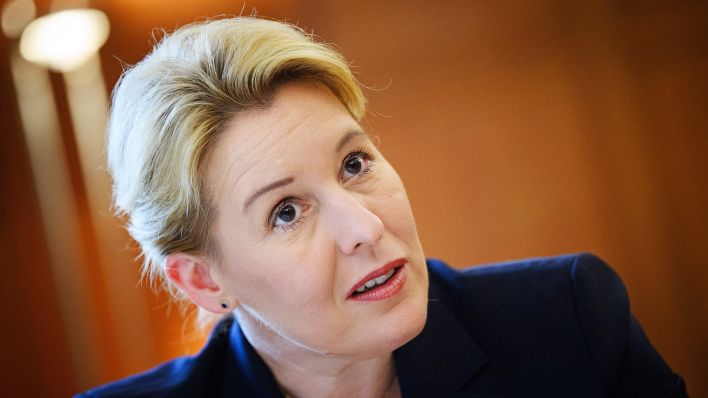 Archivbild:Franziska Giffey (SPD) am 24.07.2025.(Quelle:picture alliance/dpa/B.v.Jutrczenka)