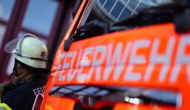 Brand auf Gelände einer Mülldeponie in Wiesbaden