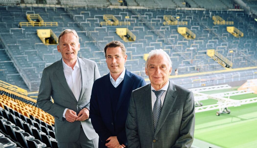 Hans-Joachim Watzke (l) und Reinhold Lunow (r)