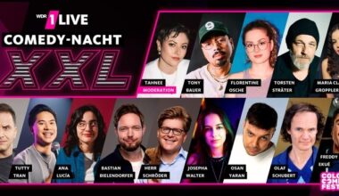 Die 1LIVE COMEDY-NACHT XXL – so viele Comedians wie noch nie!