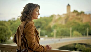 Die Schauspielerin Cordelia Wege in ihrer Rolle  der Katrin Sommer im finalen Teil der Polizeiruf-Reihe aus Halle