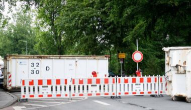 Sperrung wegen Sommerfestival Schloss Berge