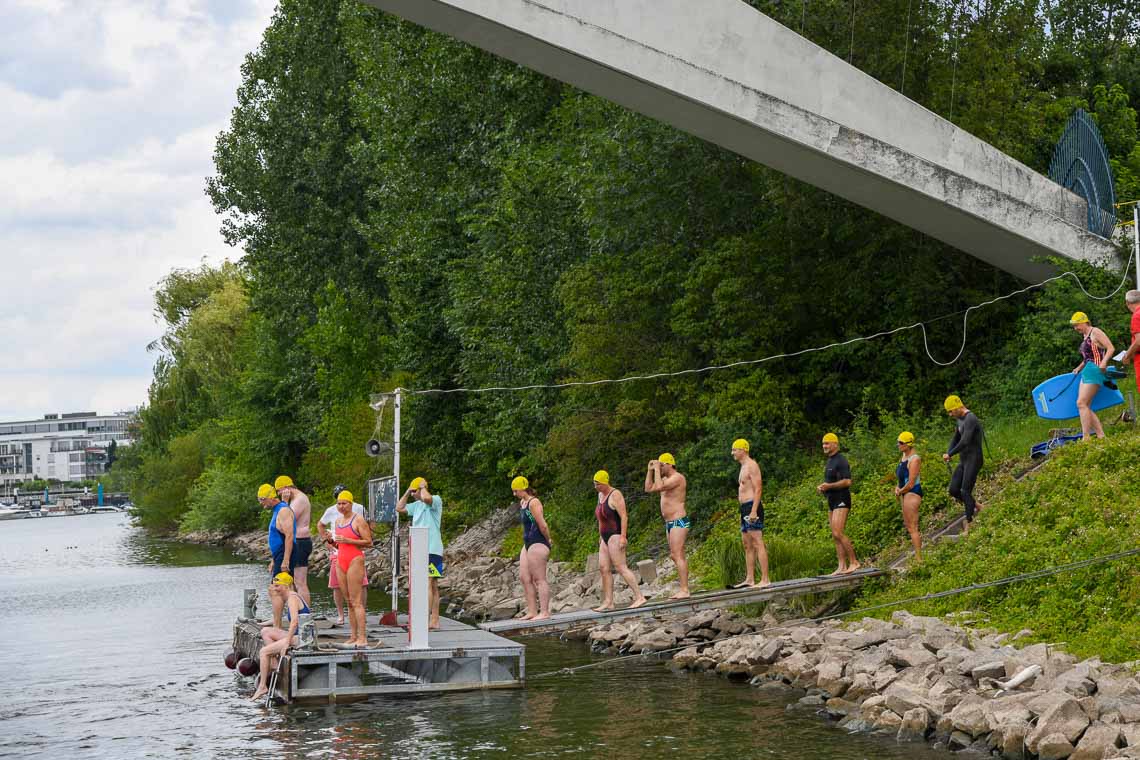 Sieben Kilometer: Beim Stromschwimmen den Rhein erleben