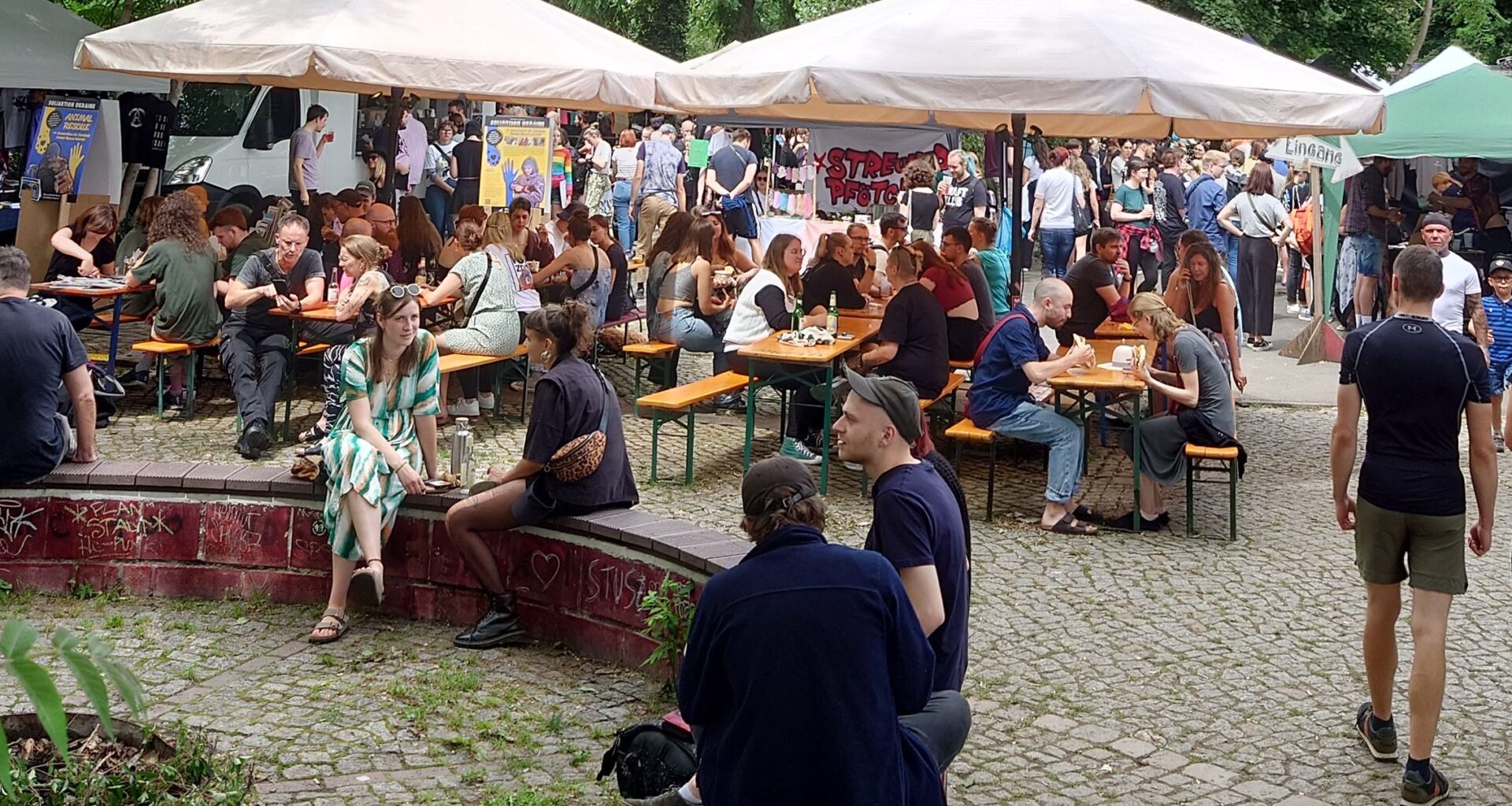 Veganer Sommermarkt in Dresden - Neustadt-Geflüster