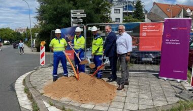 Pressemeldung: Spatenstich: Westconnect startet Glasfaserausbau in Rodgau Nieder Roden