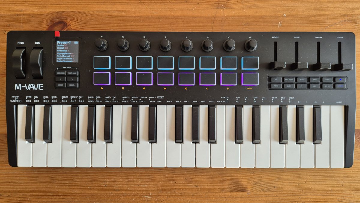 MIDI-Keyboard mit DX7-Emulation: M-VAVE SMK-37 Pro ausprobiert