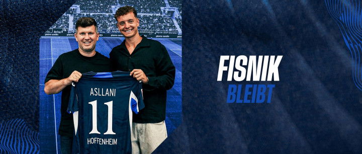 TSG Hoffenheim verlängert langfristig mit Fisnik Asllani » TSG Hoffenheim